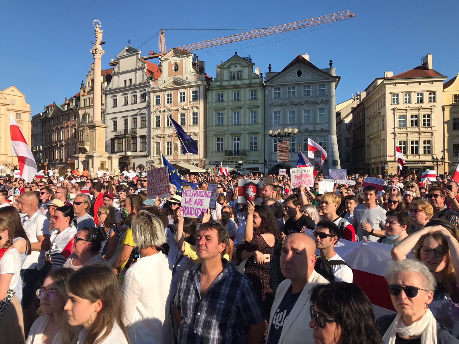 Piraterna stödjer frihet i Belarus
