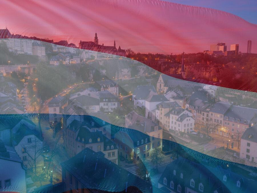 Luxemburg City Flag
